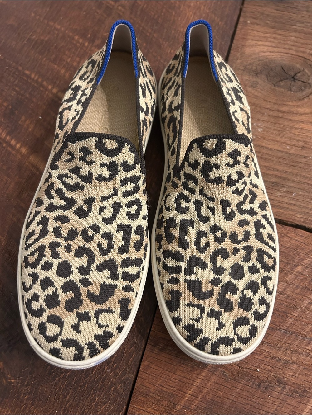 Rothy's The Slip On Sneaker in the Desert Cat leopard Size 7 Women’s